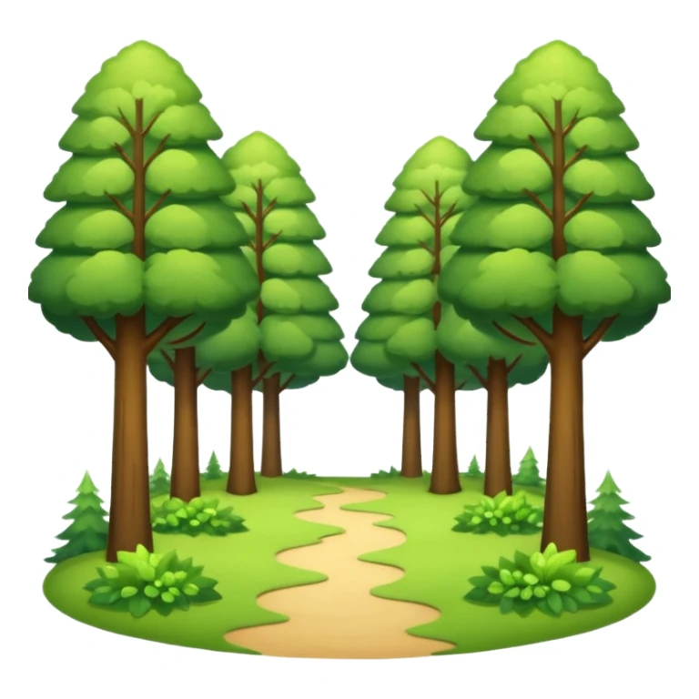 clearing" an open space in a forest, light, spacious, minimal. sticker