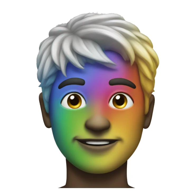 rainbow man sticker