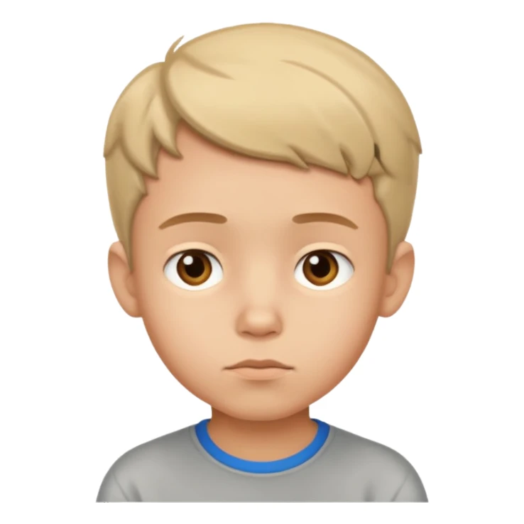 thinking boy emoji sticker