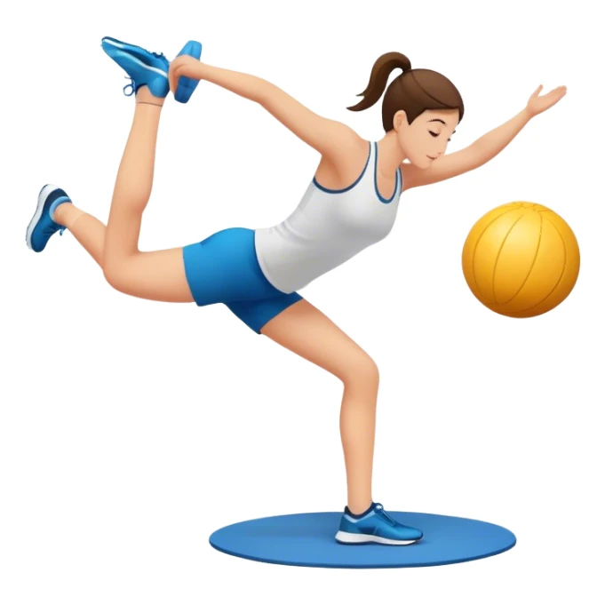 rotational-core exercise sticker