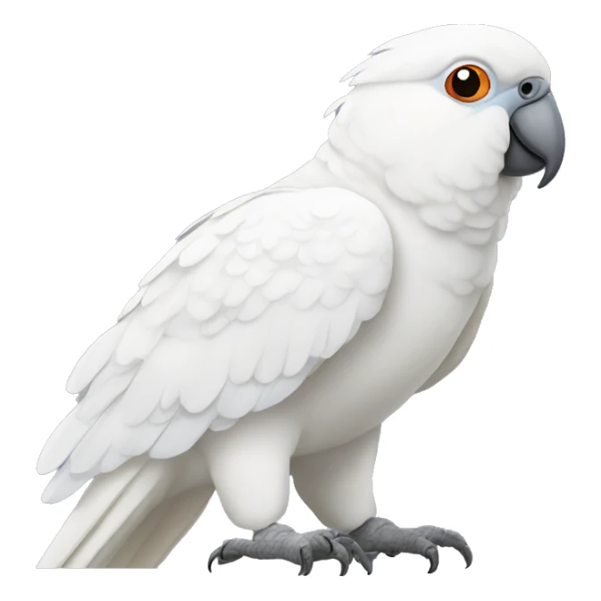 The White Corella Parrot sticker