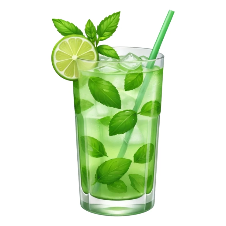 create a mojito emoji sticker