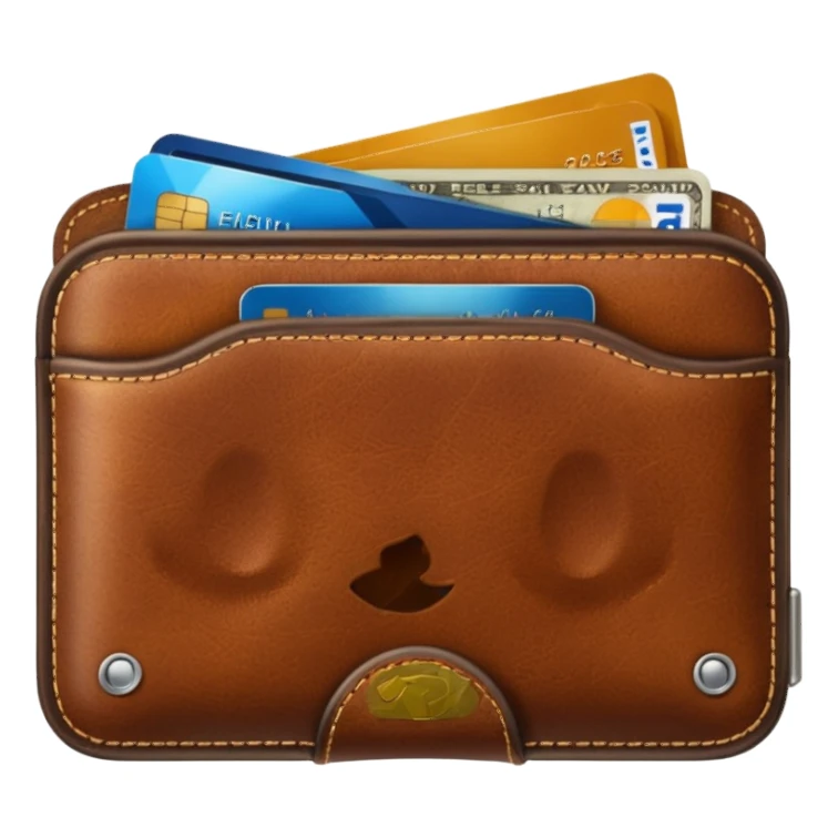 wallet credit card sticker