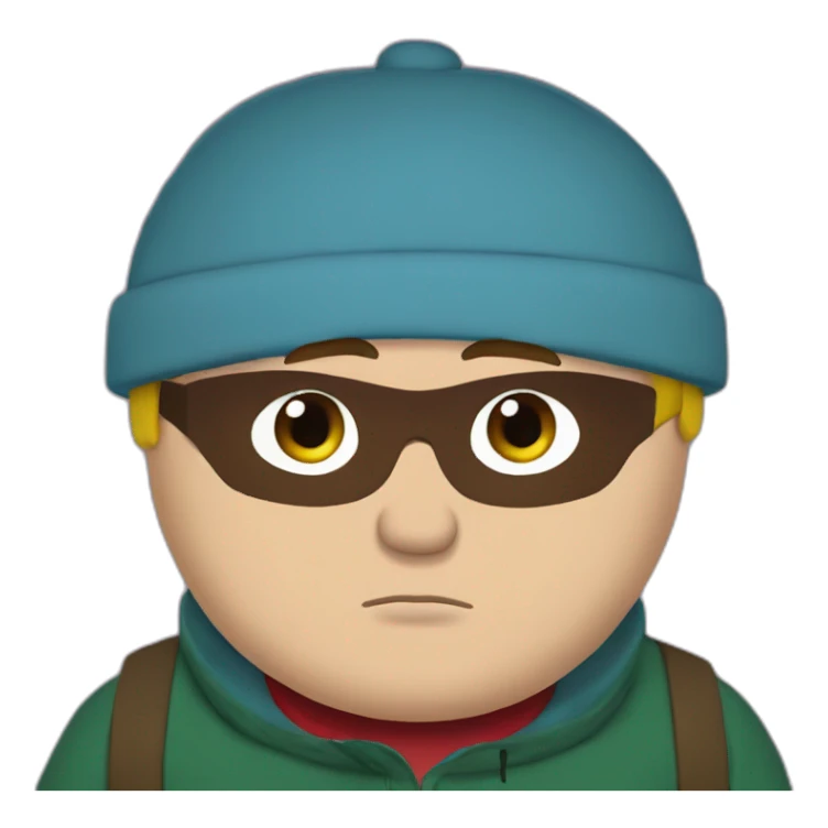 Cartman in south park sticker