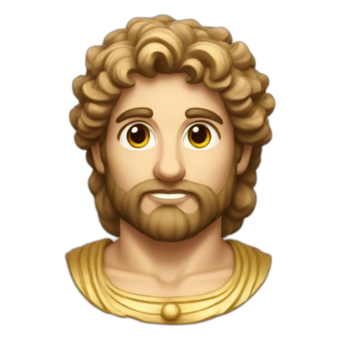 Apollo greek god sticker