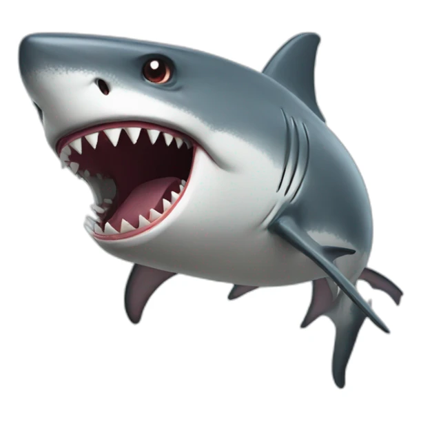 mad shark sticker