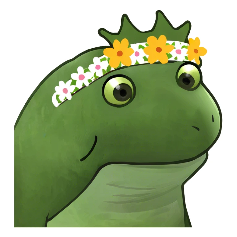 Hibiscus flower sticker