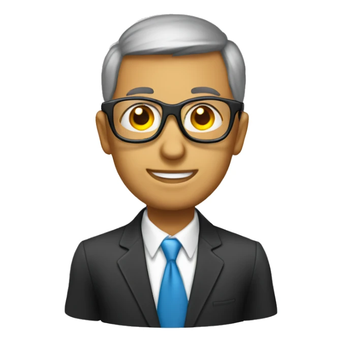 sole con occhiali sticker