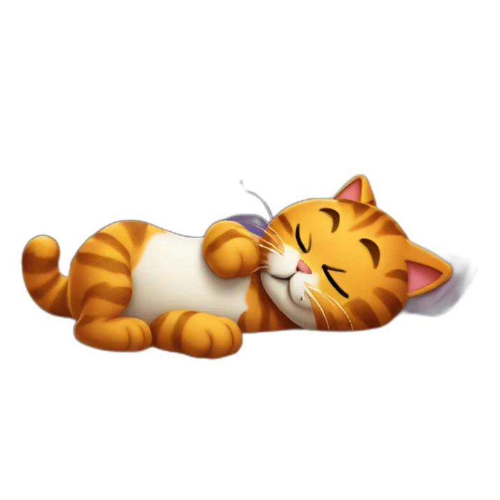 Garfield good night sticker