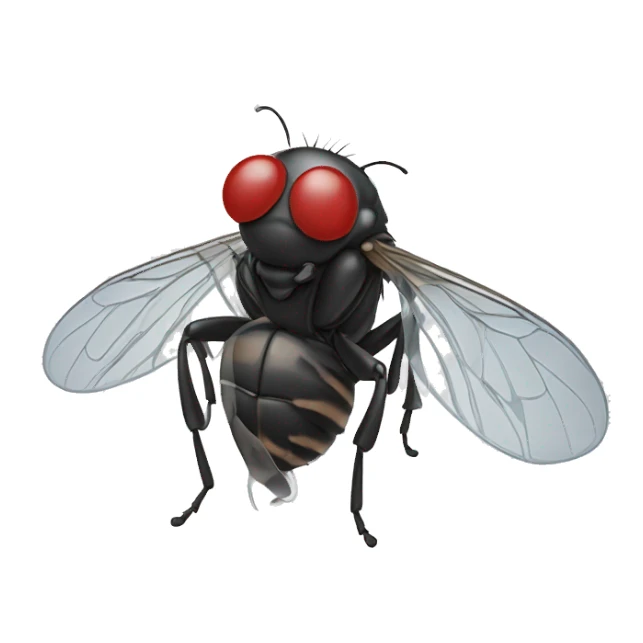Fly saluting ￼ sticker