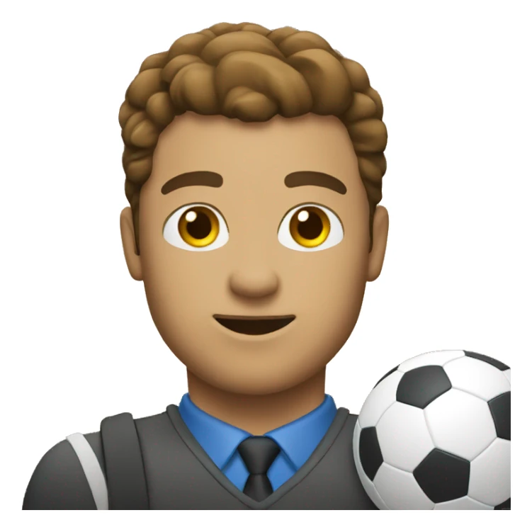 IT guy with football guy sticker