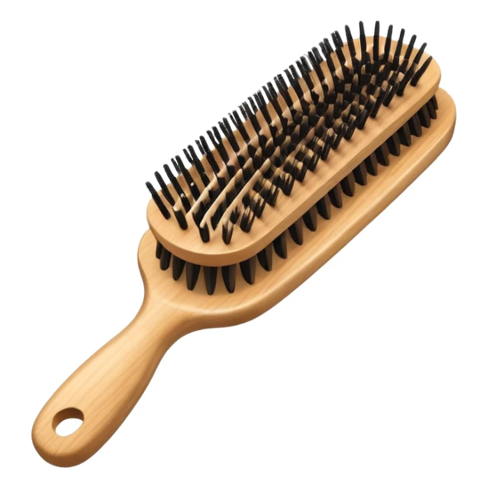 Hairbrush sticker