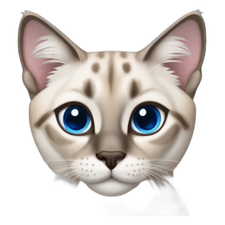 lynx-point-siamese-cat-blue-eyes sticker