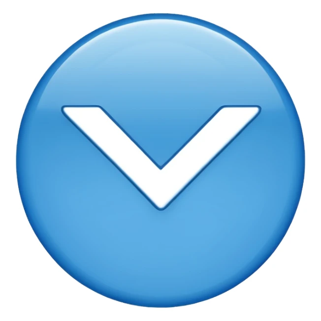 Make a emoji like Twitter verified blue tic sticker