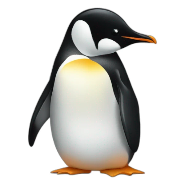 penguin kiss sticker
