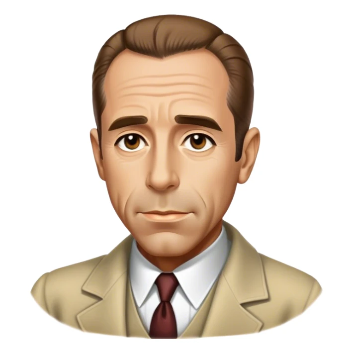 Humphrey bogart sticker