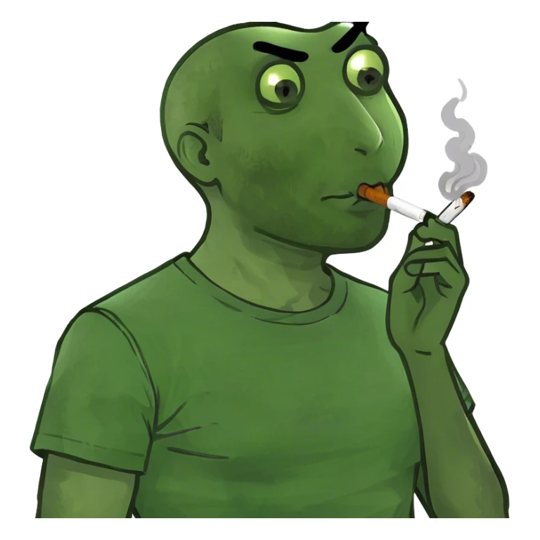 Elon musk smoking a blunt sticker