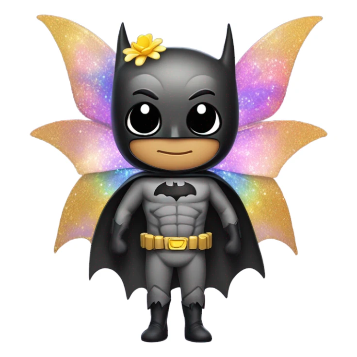 batman as a fairy sticker