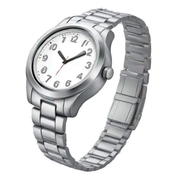 silver watch sticker