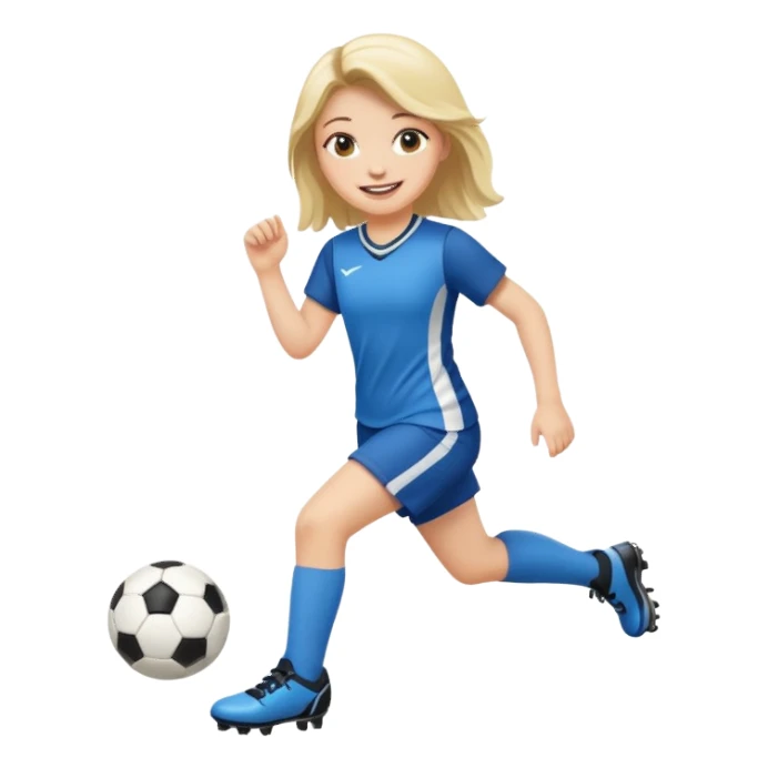 Cleat girl sticker