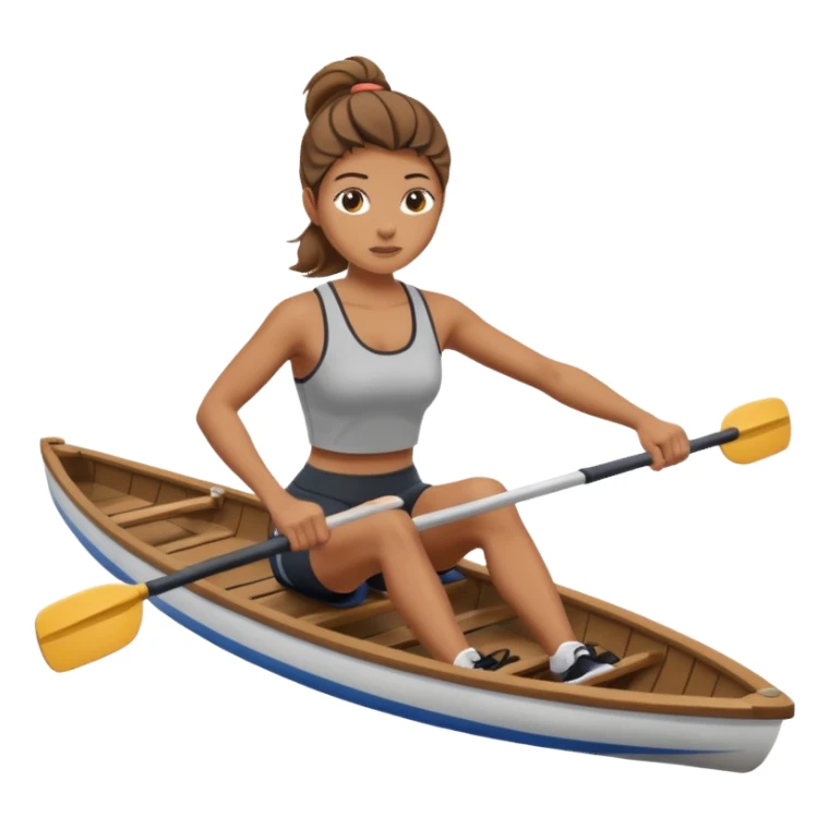 women workout  rowing  sticker
