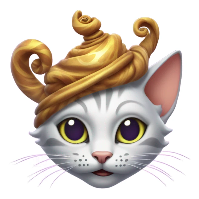 Genie cat sticker