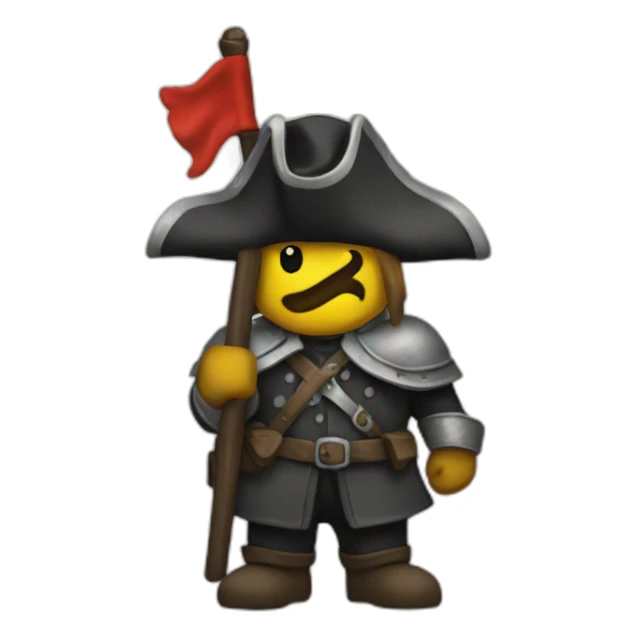 meeple blackflag sticker