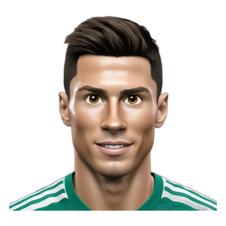 Cristiano Ronaldo look alike messi sticker