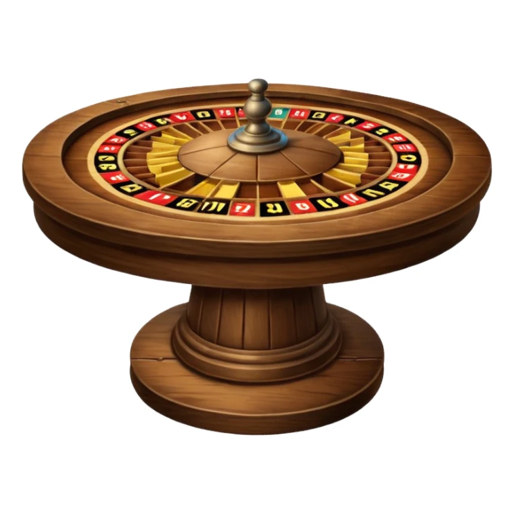 Russian roulette table sticker