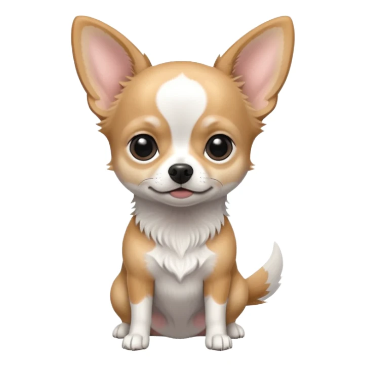 Grey-white Chihu dog sticker