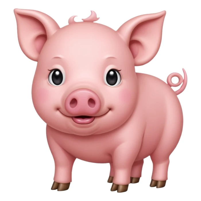 mythical pig sticker
