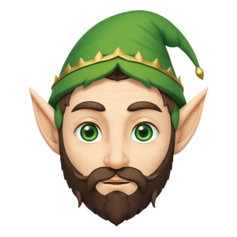 bearded elf sticker