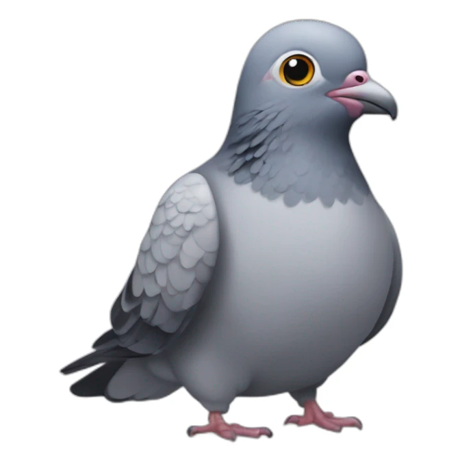 pigeon emodji pack art sticker