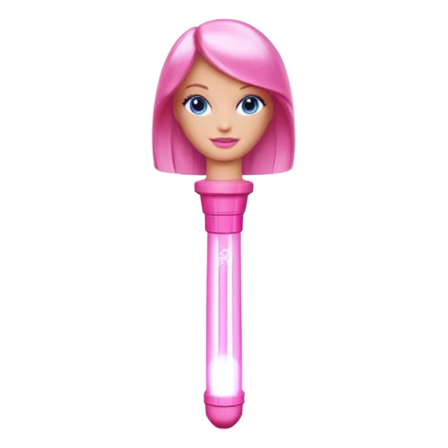 Barbie light stick  sticker