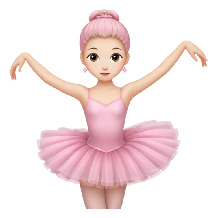 ballerina si pink sticker