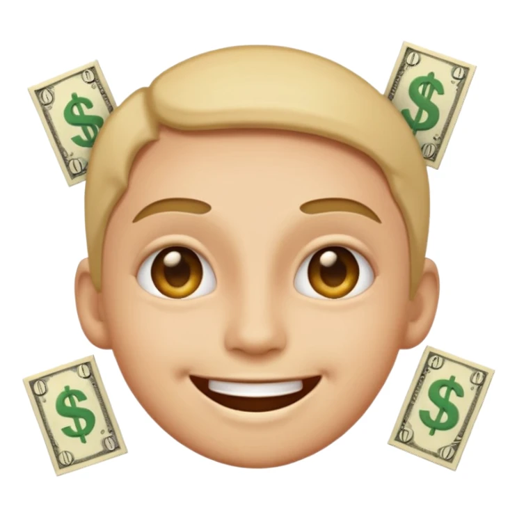 make a funny sales emoji sticker
