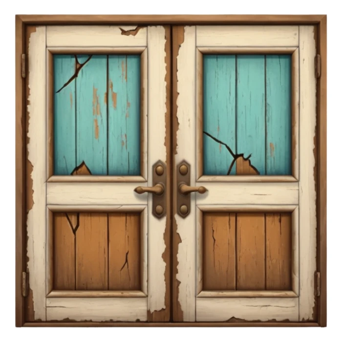 vintage door sticker