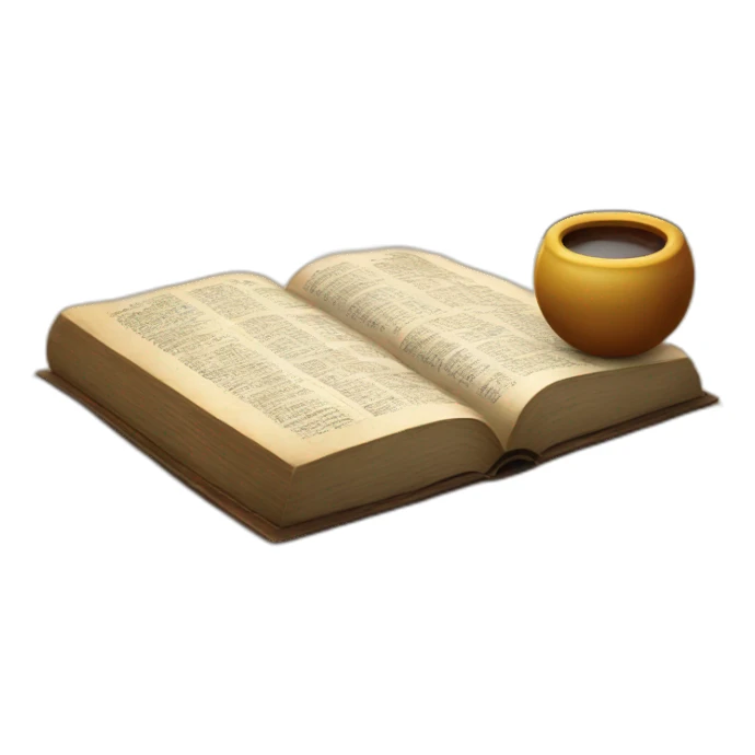 The Bible is on the table sticker