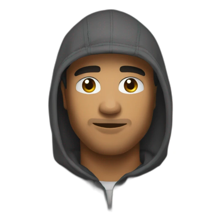 Mec cagoule latino rap sticker