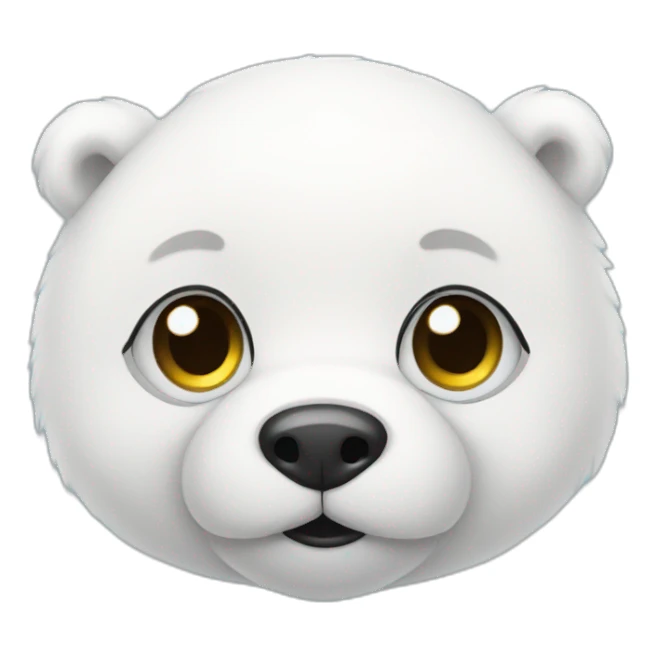 Cute little chubby Polar sticker