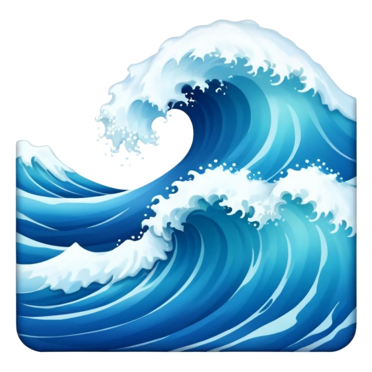 ocean wave sticker
