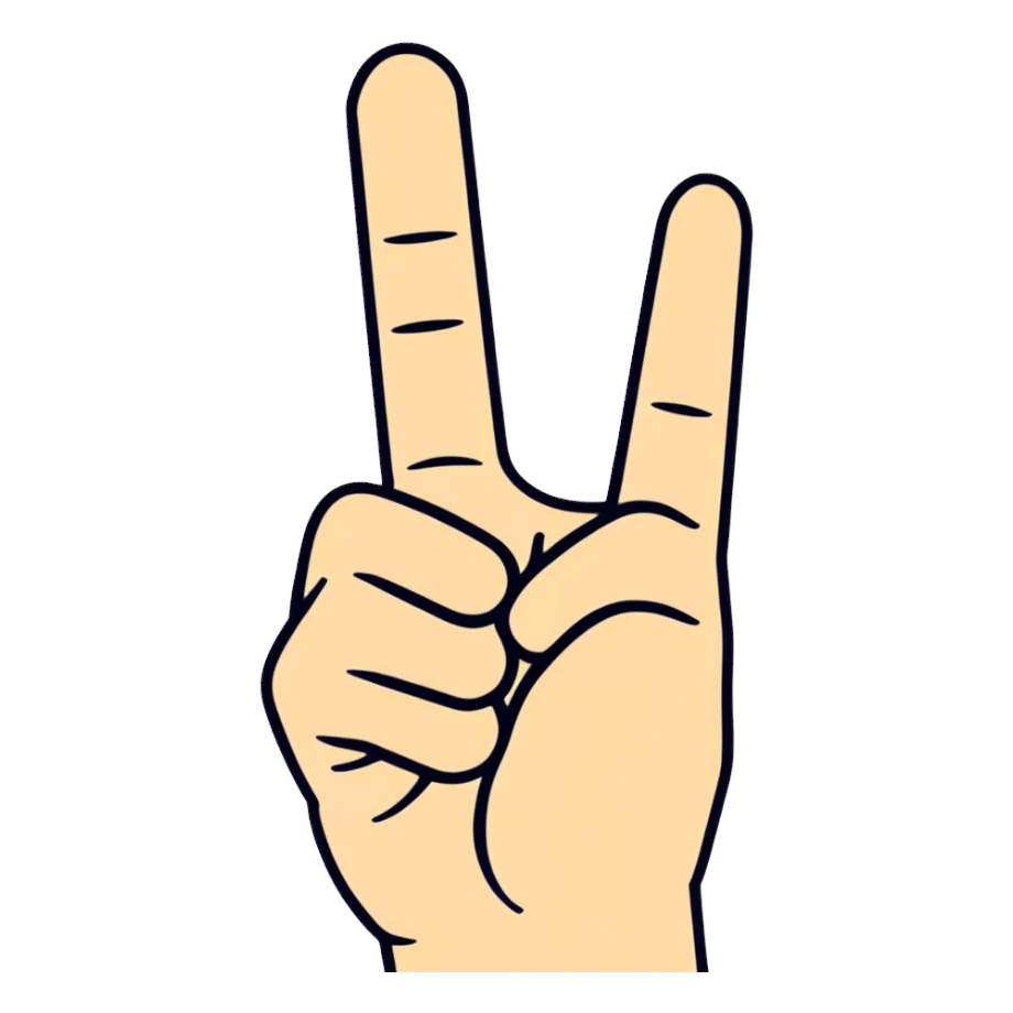 straight face with middle finger sticker