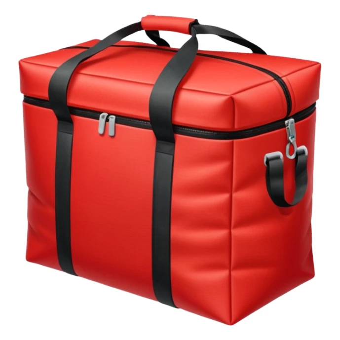 Red Thermal Delivery Bags sticker