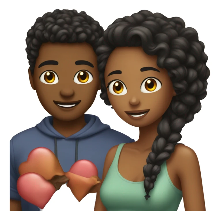 Bestie with her crush  sticker