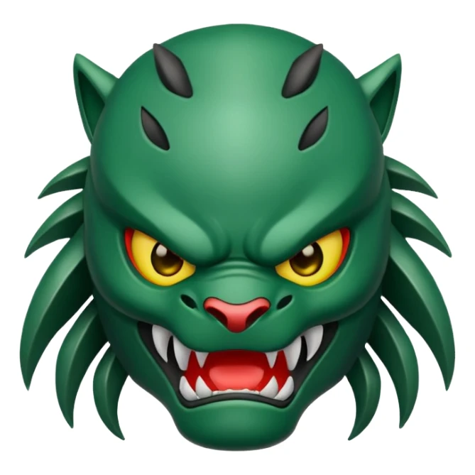green Predator sticker