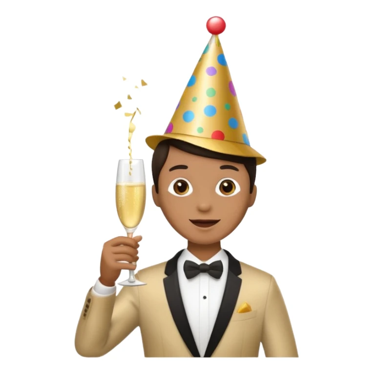 Red Luxe Party sticker