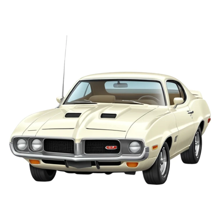 1970 white maverick sticker