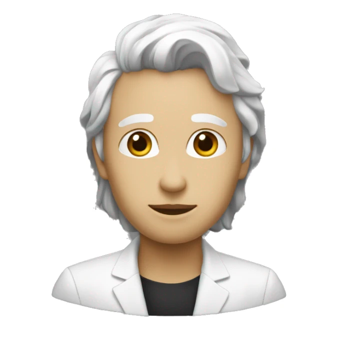 Une noir et une blanche qui s'aiment  sticker