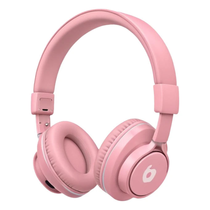 Casque bluetooth Apple rose pastel sticker