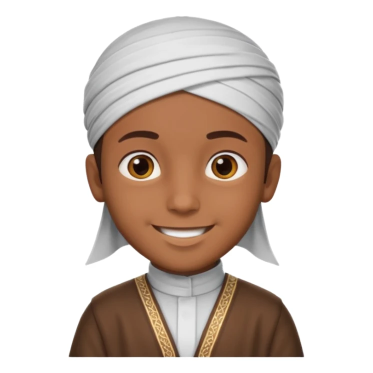 Islamic emoji video boy sticker